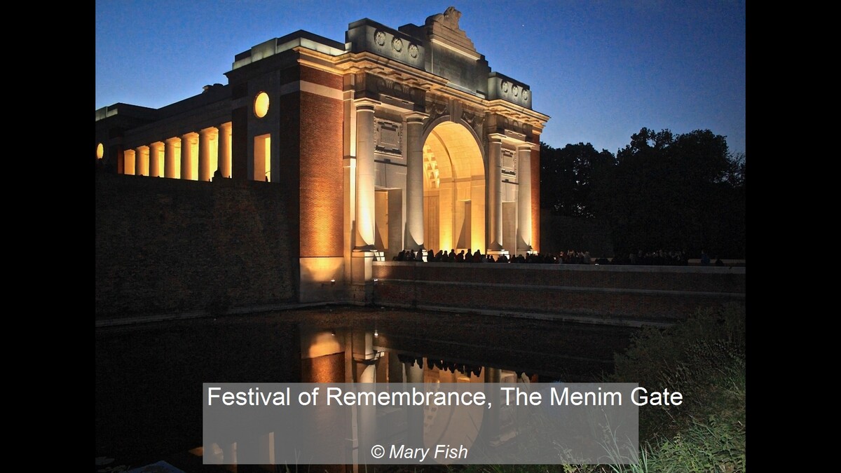 Festival of Remembrance, The Menim Gate